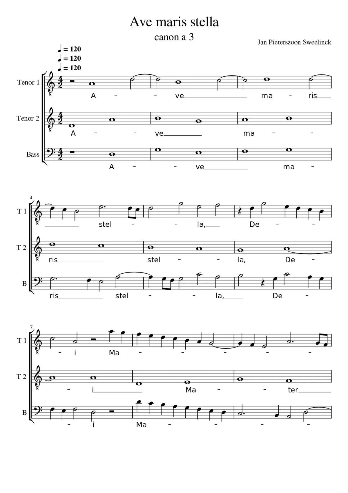Ave maris stella - Page 1