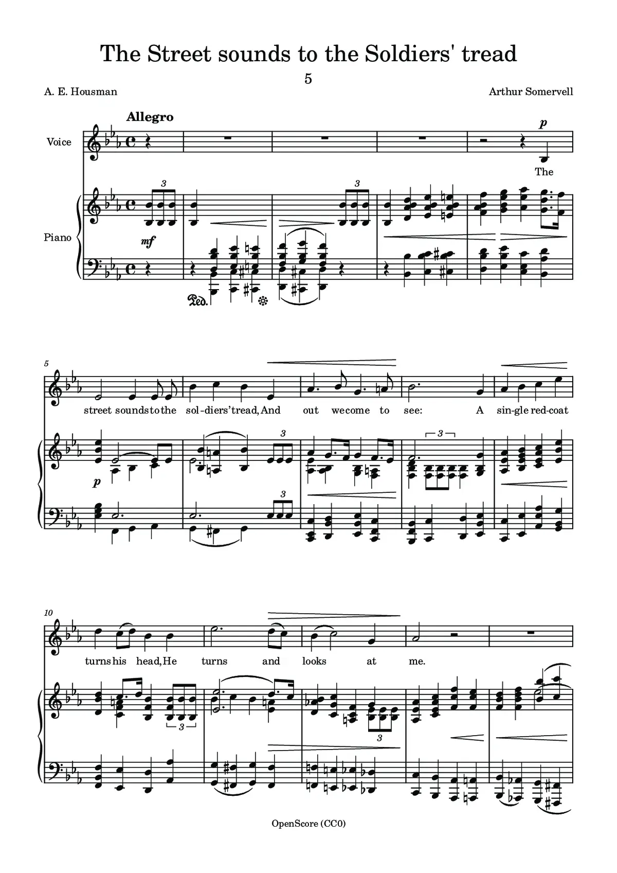 The Street sounds to the Soldiers’ Tread - Page 1