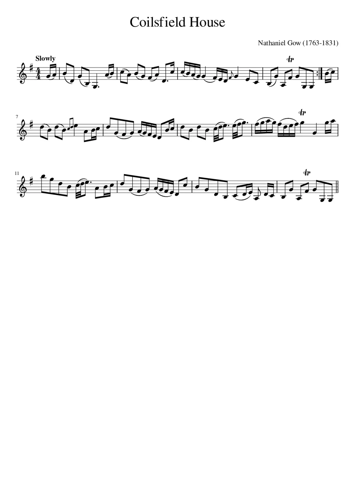 Coilsfield House - Page 1