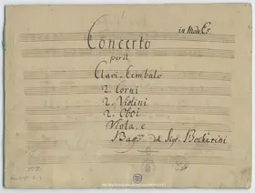 Harpsichord Concerto in E-flat major