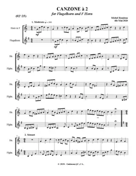 3 Duets for Horn and Flugelhorn