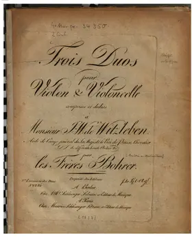 3 Duos for Violin and Cello, Book 3