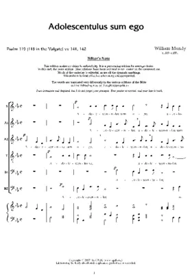 Adolescentulus sum ego