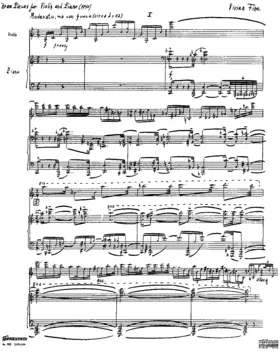 Three Pieces for Violin and Piano