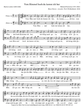 Vom Himmel hoch da komm ich her a 2