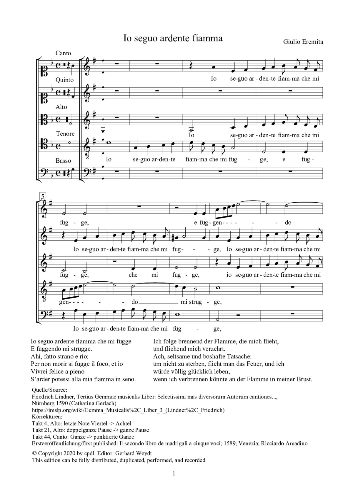 Io seguo ardente - Page 1