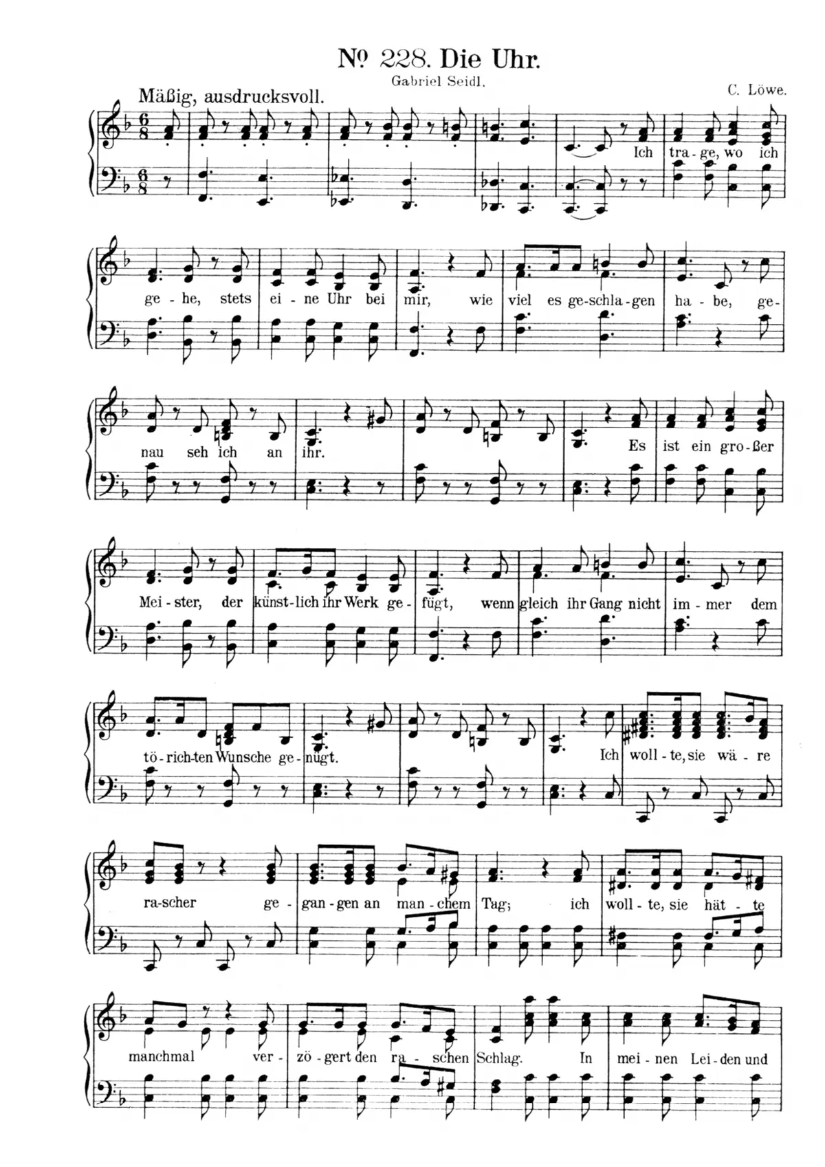 3 Gesänge - Page 1