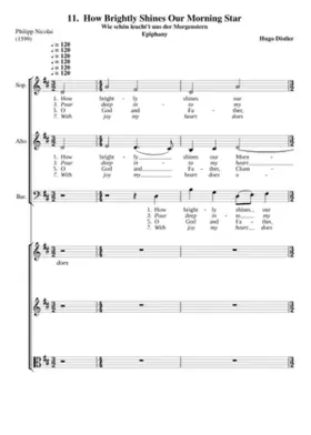 Wie schön leucht't uns der Morgenstern