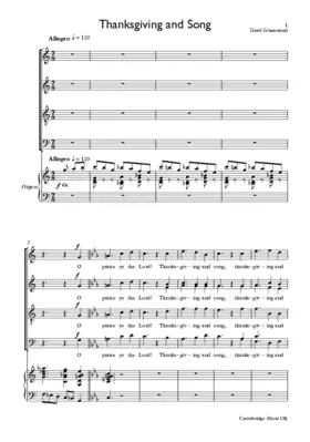 Thanksgiving and praise