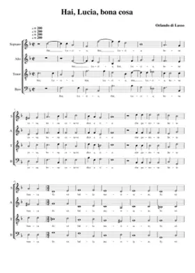 Hai Lucia bona cosa