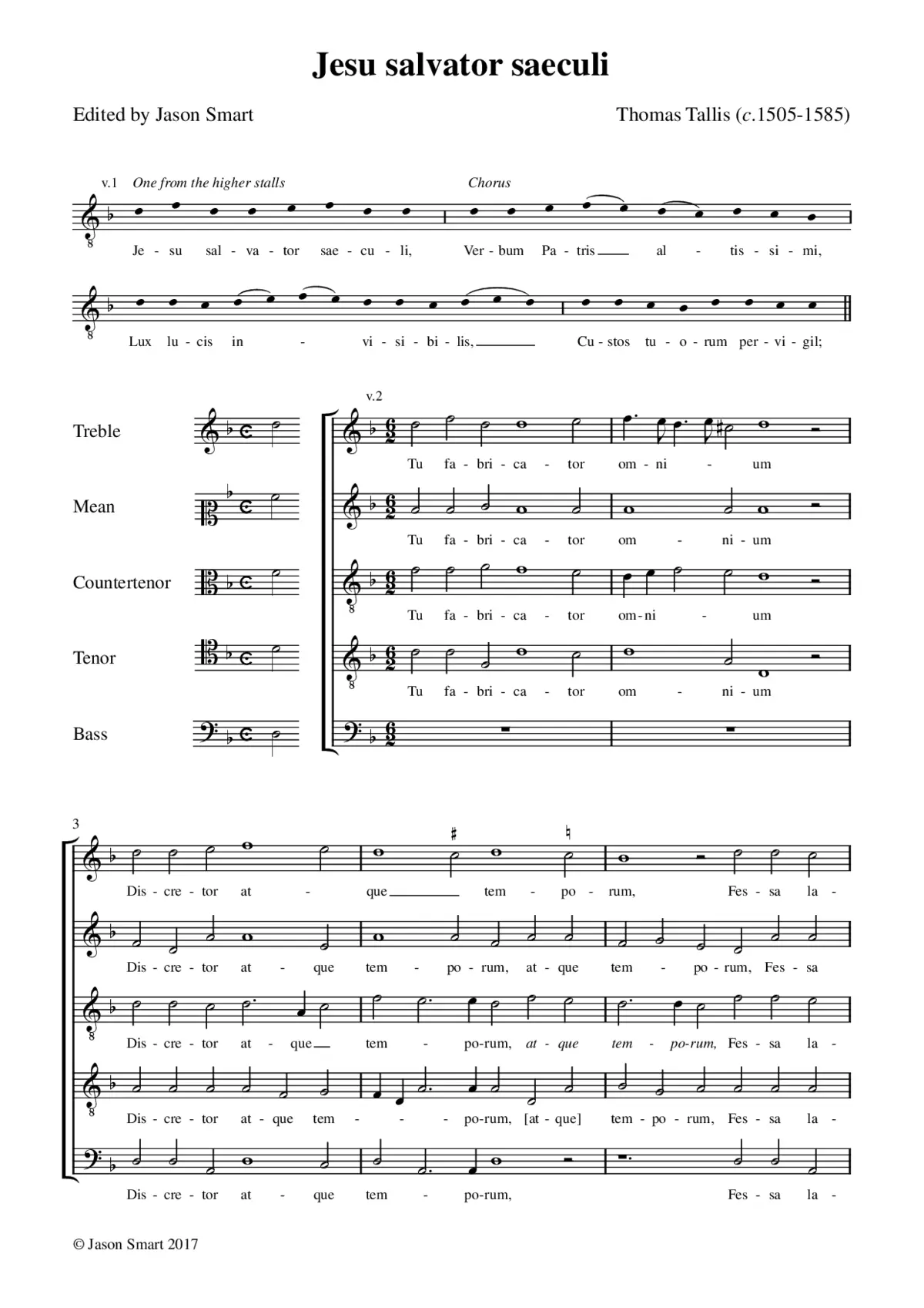 Jesu salvator saeculi - Page 1