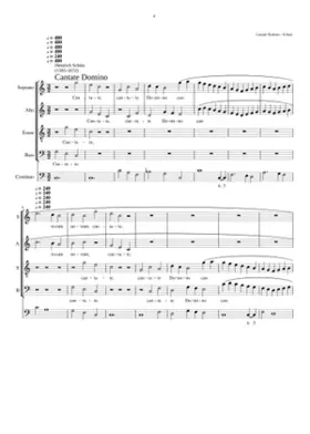 Cantate Domino SWV 81