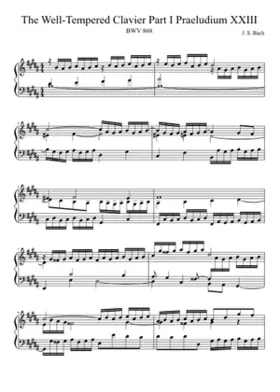 Prelude and Fugue in B major BWV 868