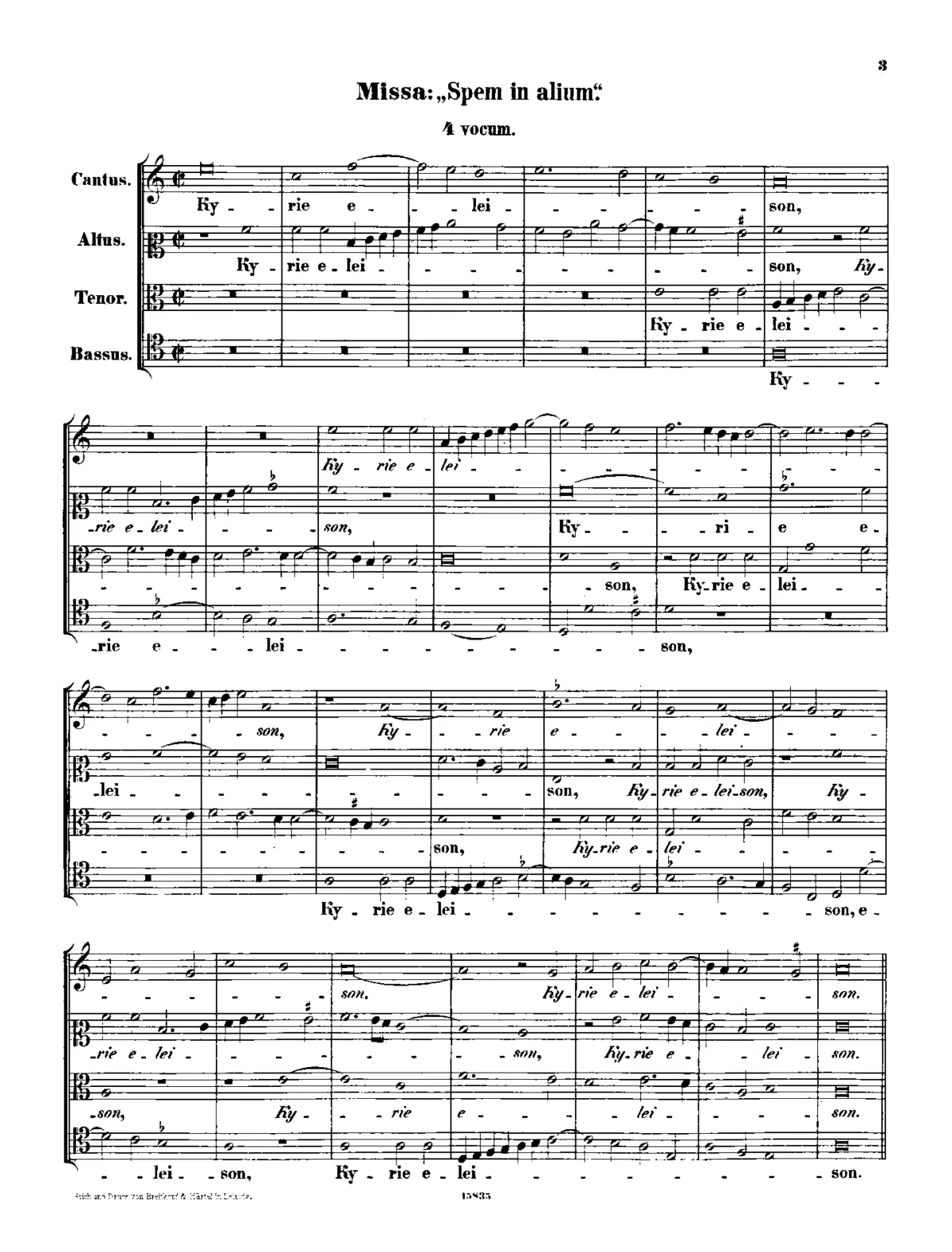 Missa Spem in alium - Page 1