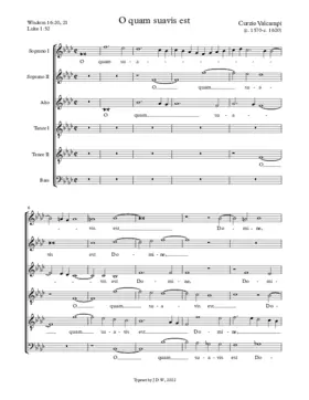 O quam suavis est Domine