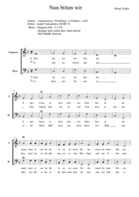 Nun bitten wir den heiligen Geist