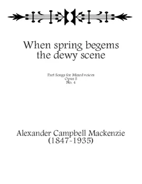 When spring begems the dewy scene, Op.8, no.4