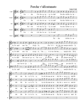 Perche v'allontanato