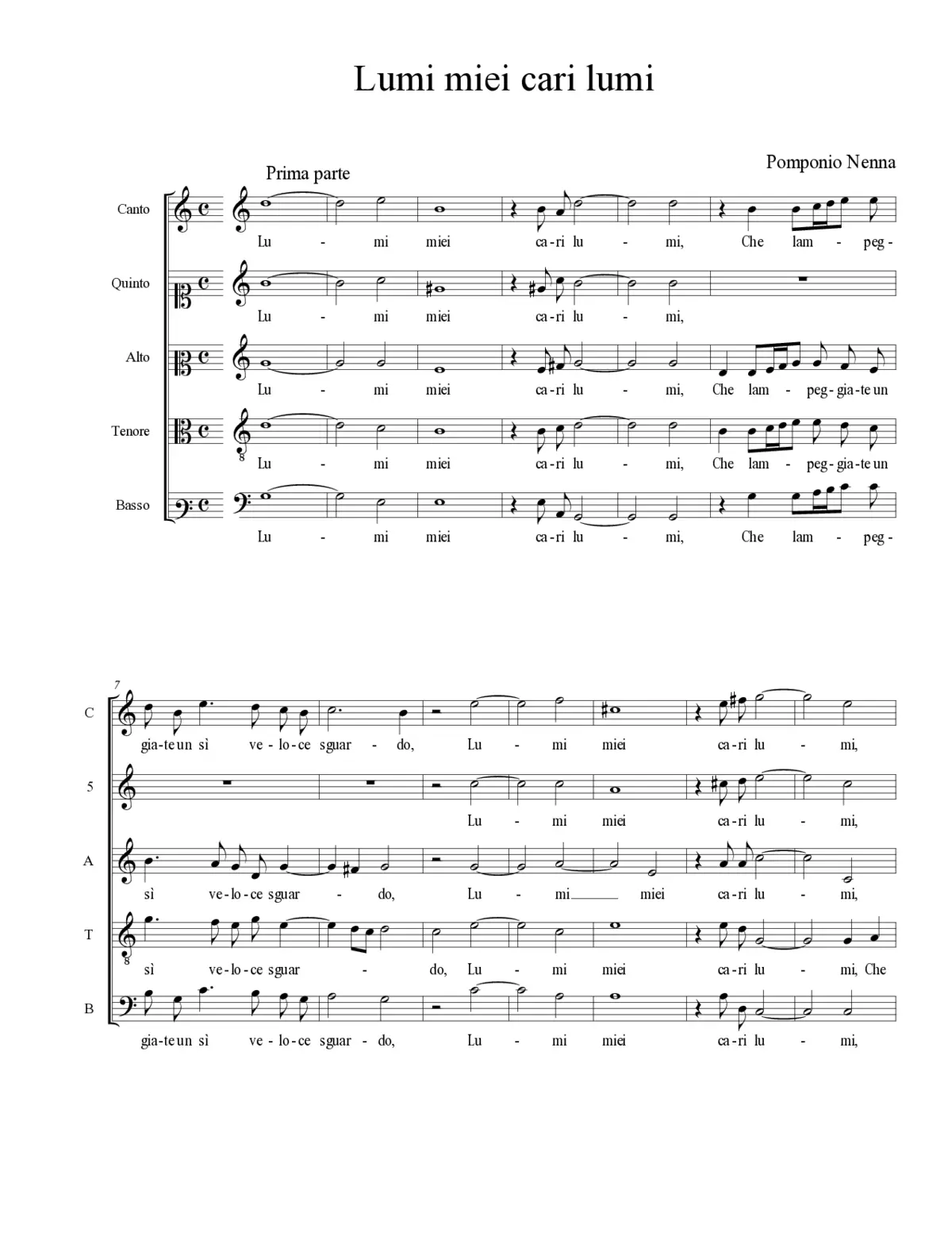 Lumi miei cari lumi - Page 1