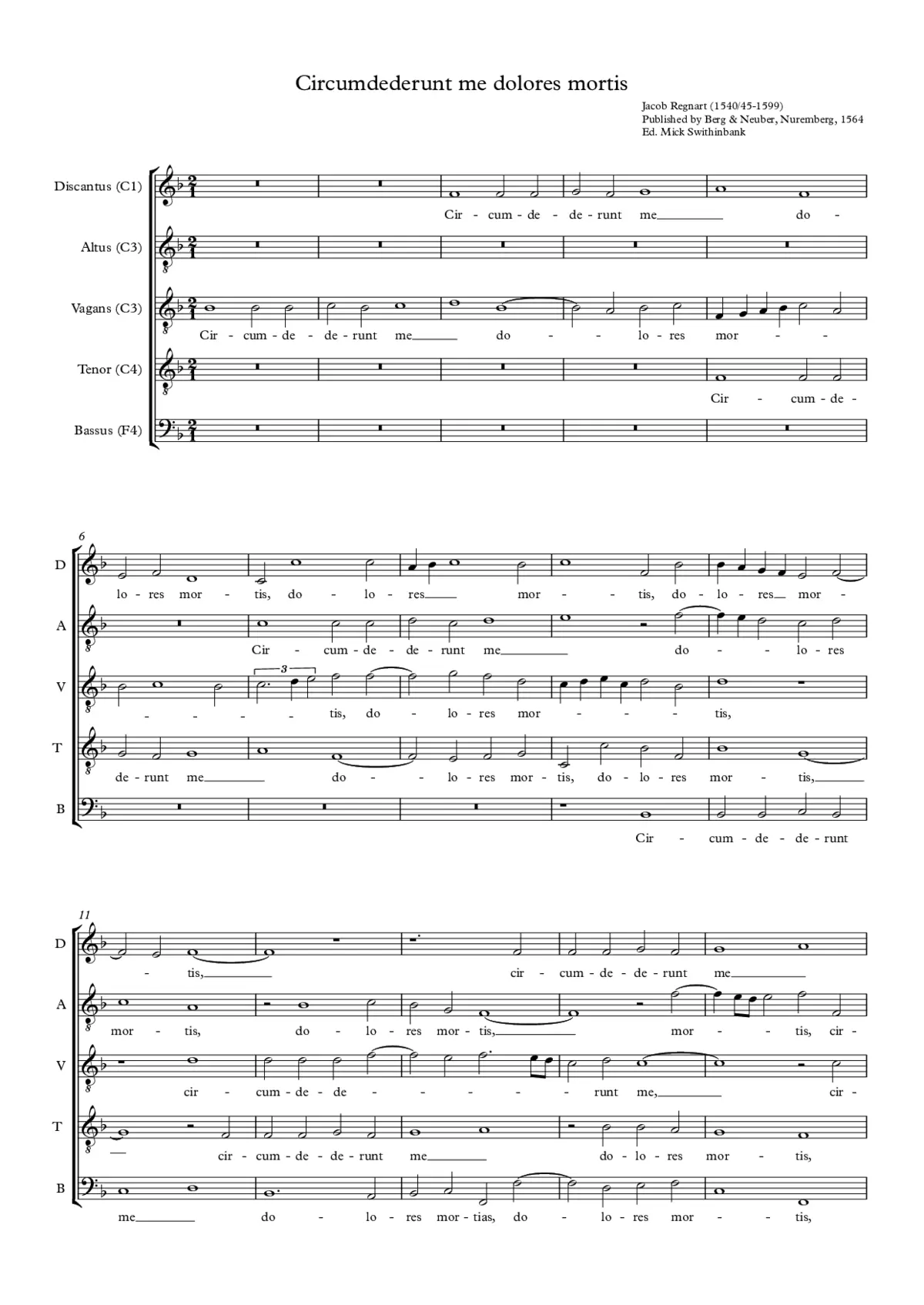 Circumdederunt me dolores mortis - Page 1