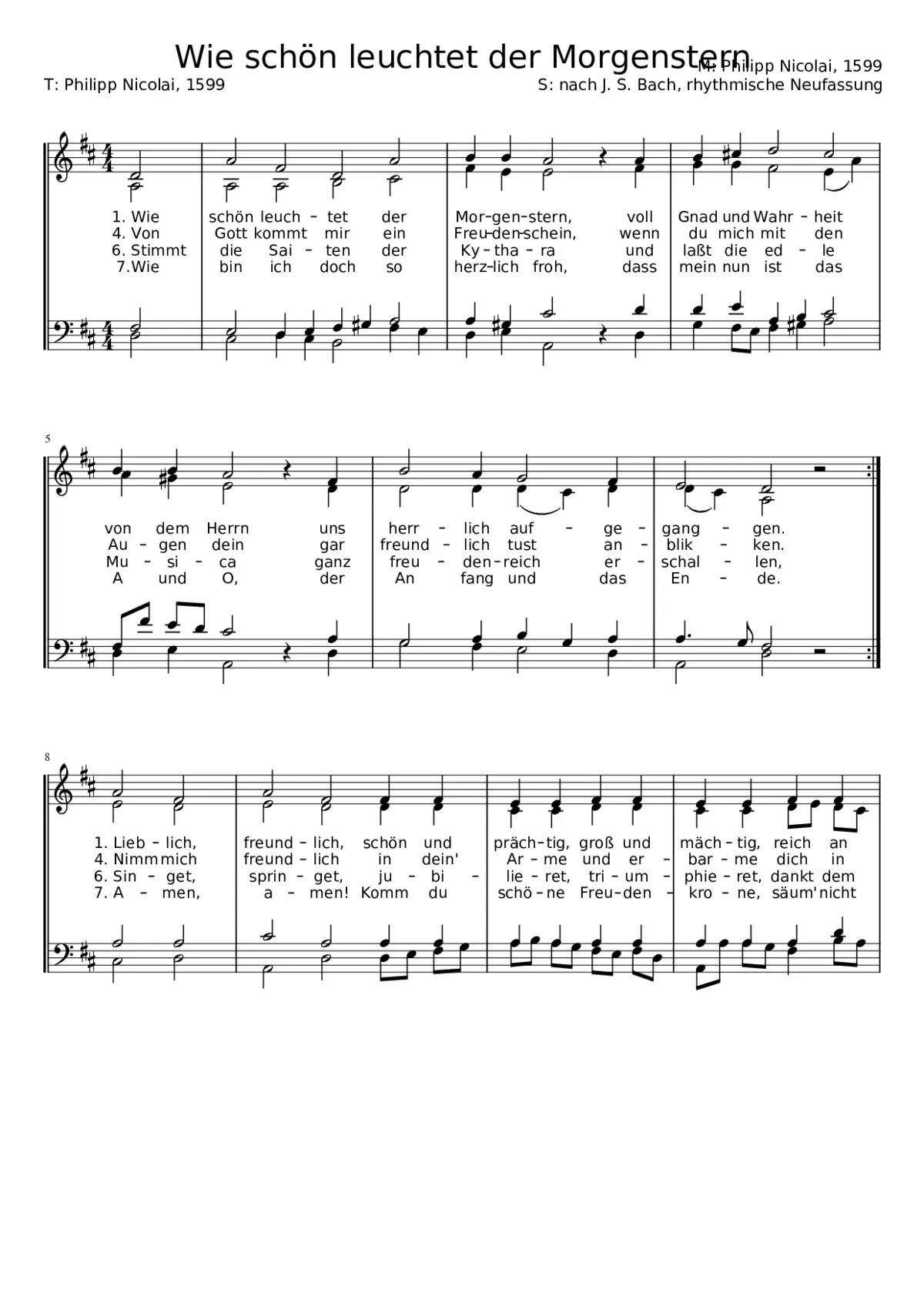 Schwingt freudig euch empor BWV 36 - Page 1