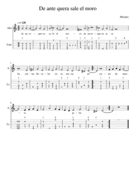 De ante quera sale el moro