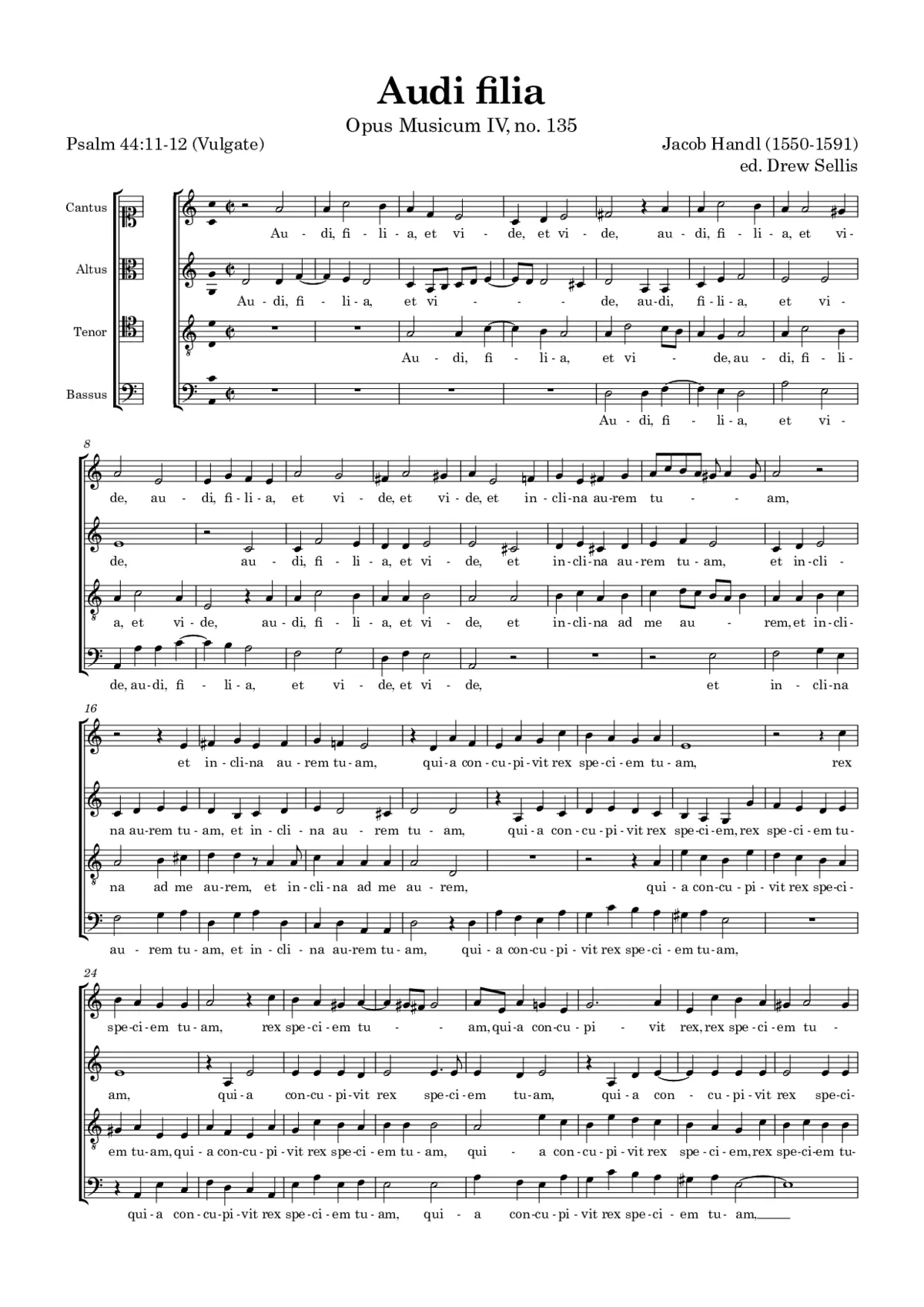 Audi filia - Page 1