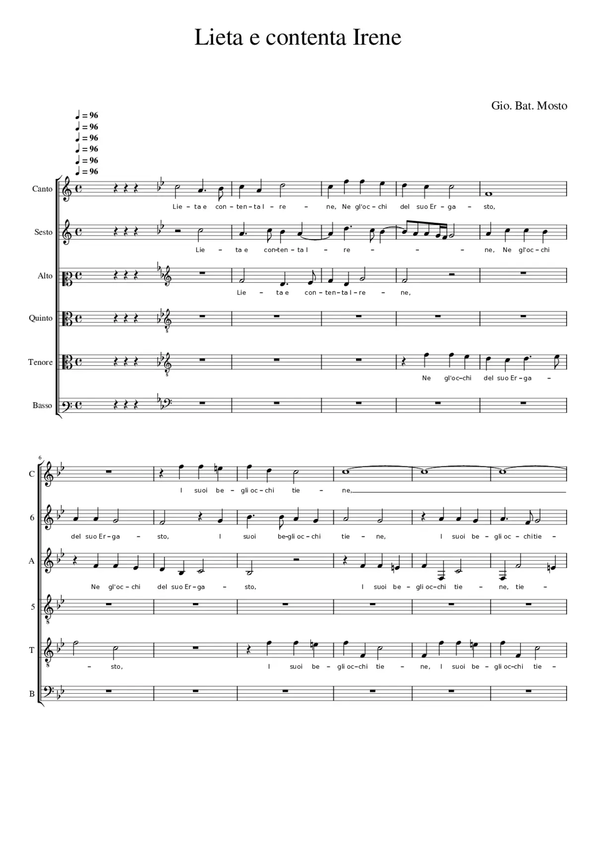 Lieta e contenta Irene - Page 1