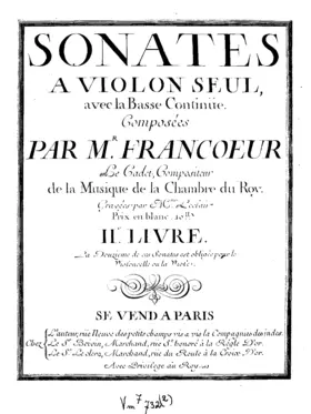 12 Violin Sonatas (deuxième livre)