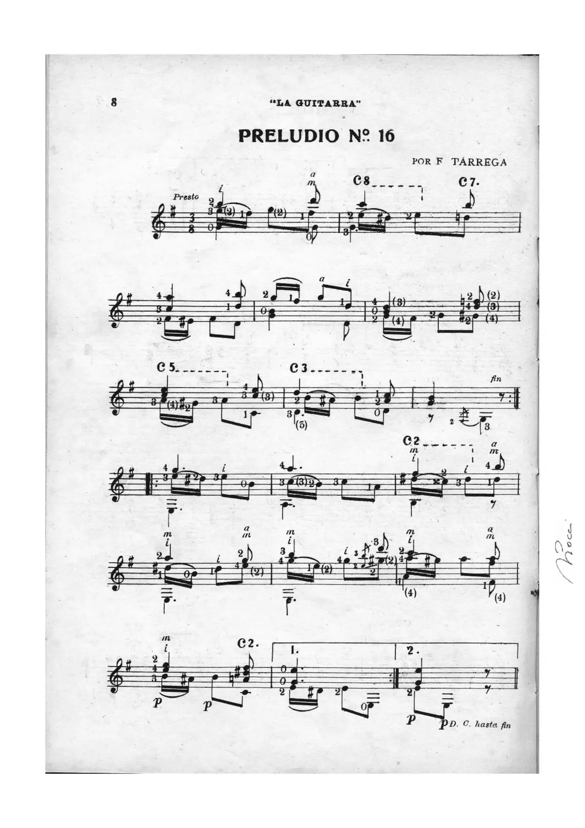 Prelude No.16 - Page 1