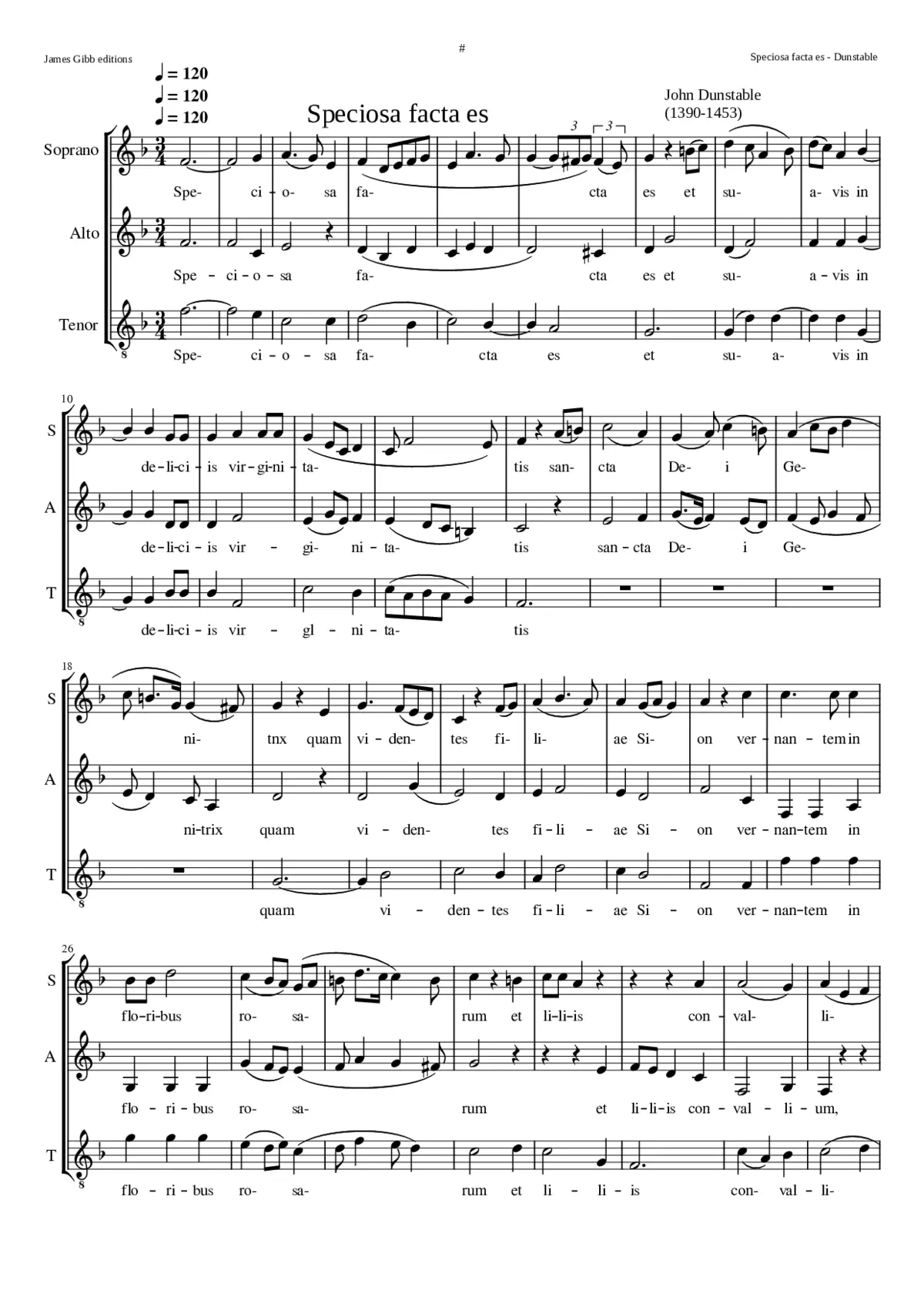 Speciosa facta es - Page 1