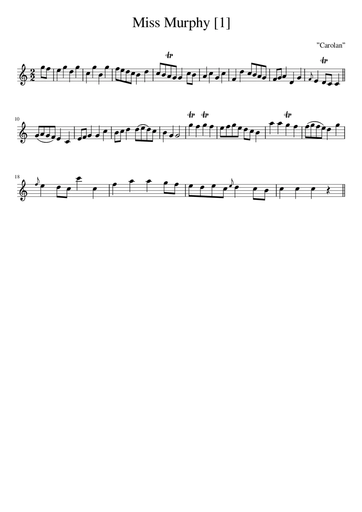 Miss Murphy - Page 1