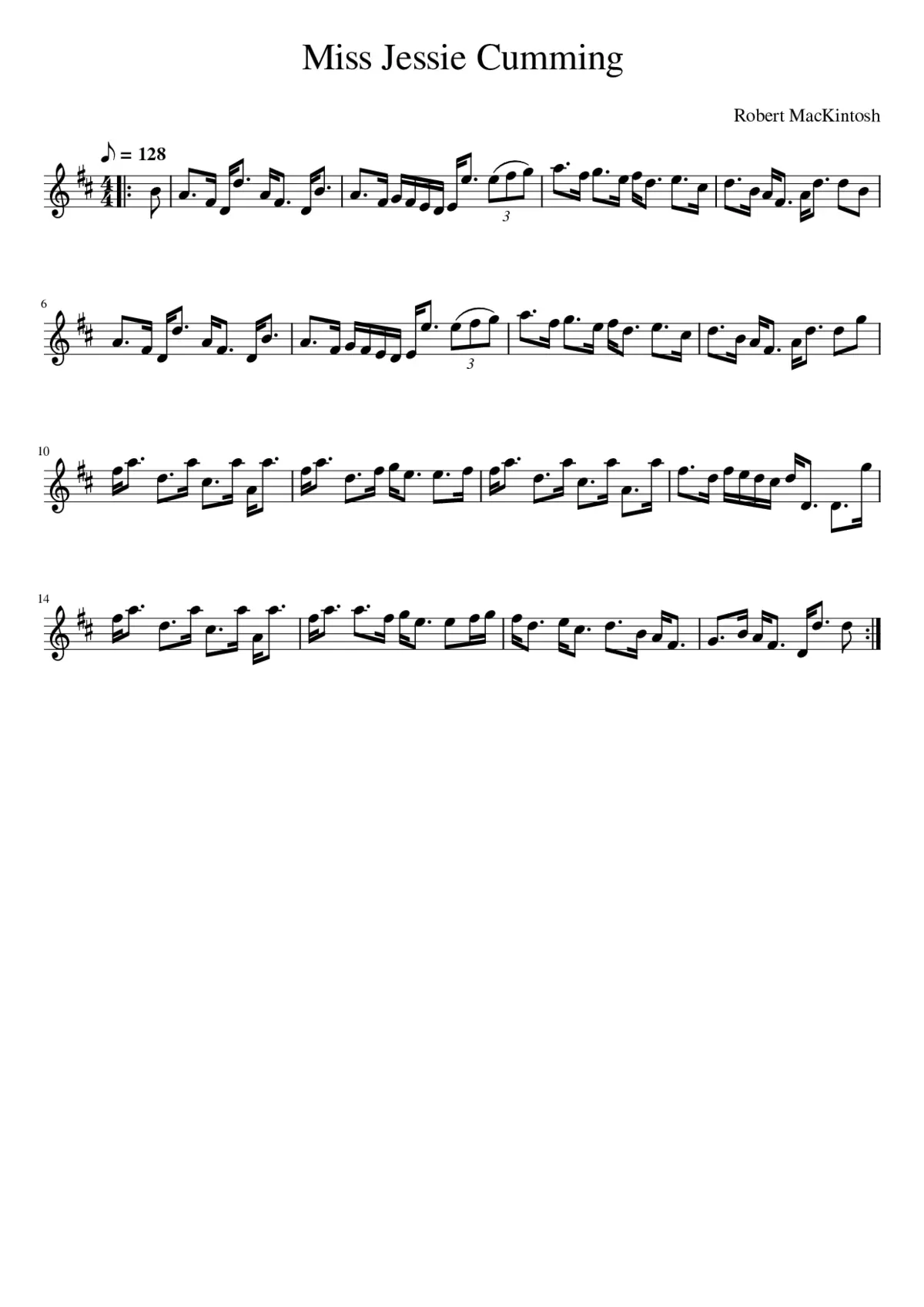 Miss Jessie Cumming - Page 1