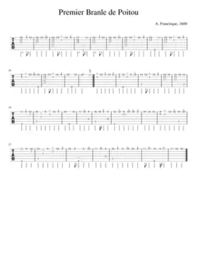 Premier Branle de Poitou
