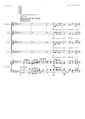 Blessed are the dead