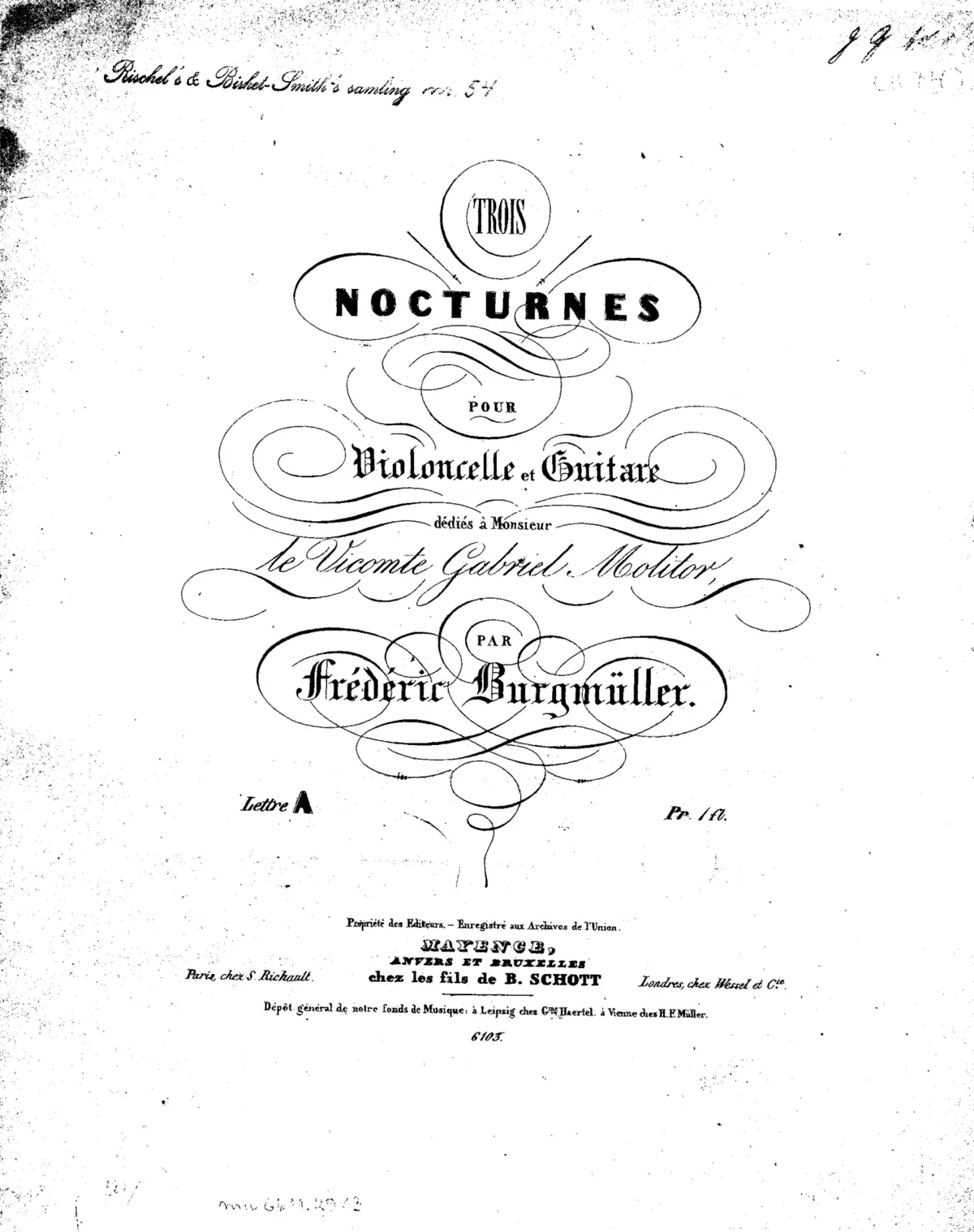 3 Nocturnes for Cello and Guitar - Page 1