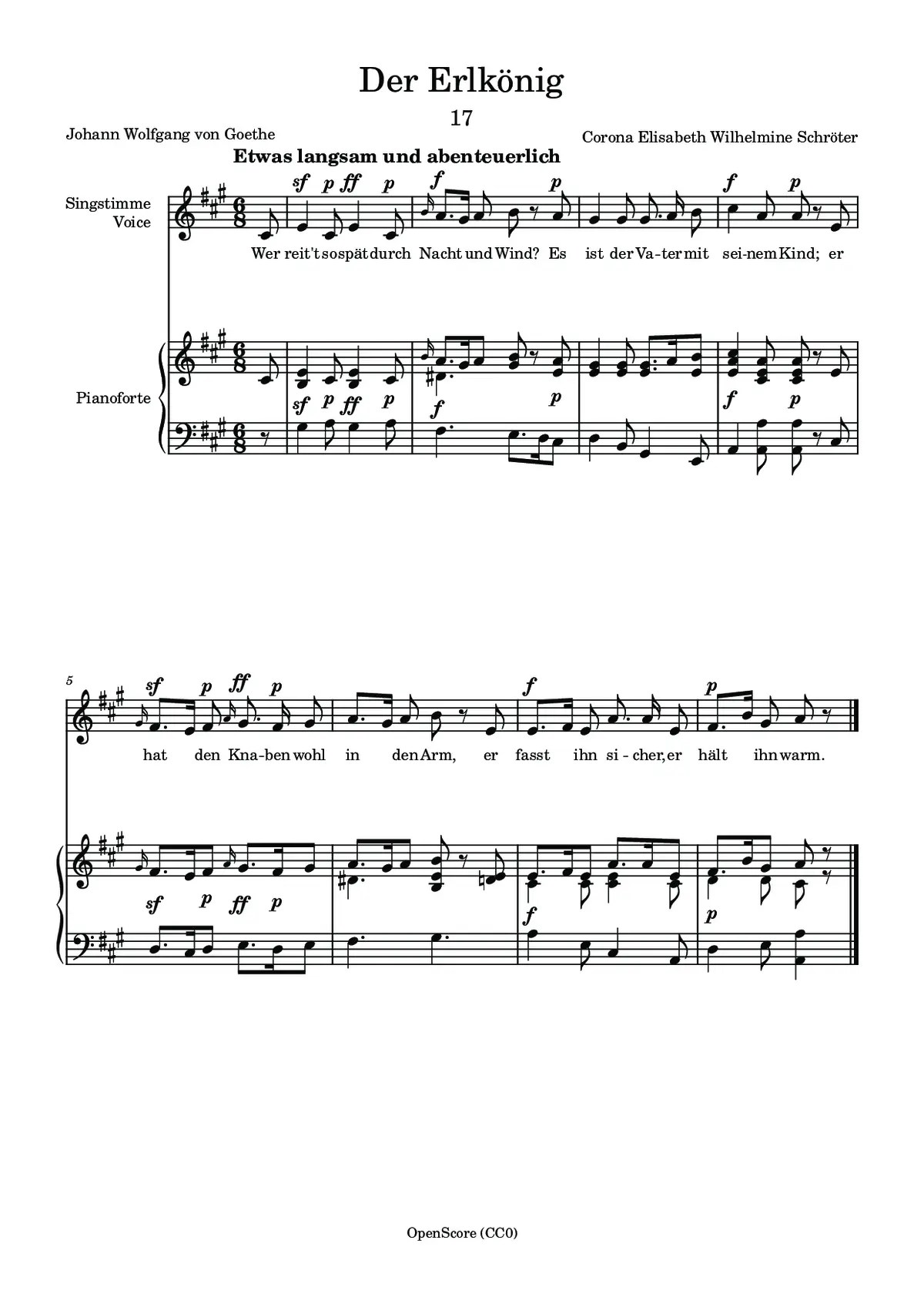 Der Erlkönig - Page 1
