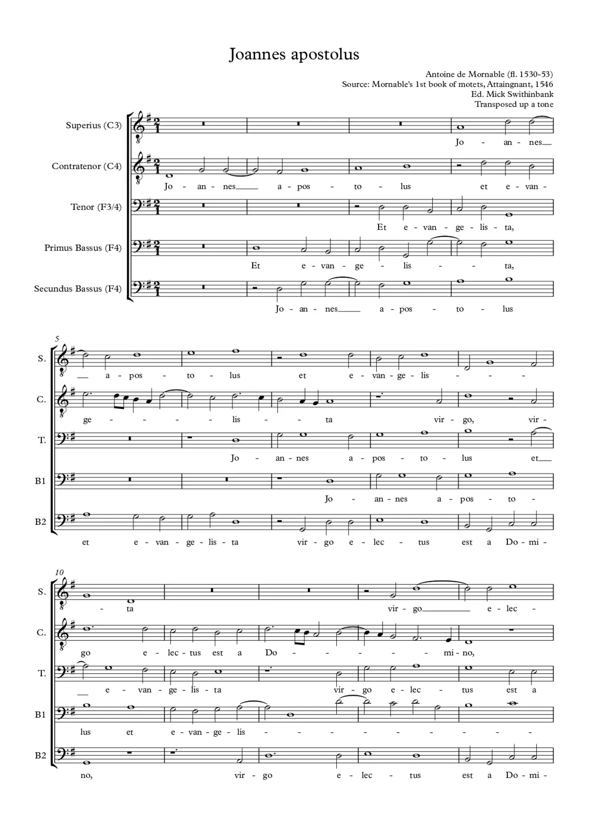 Joannes apostolus - Page 1