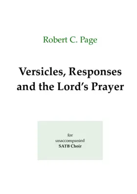 Preces, Responses and Lord's Prayer