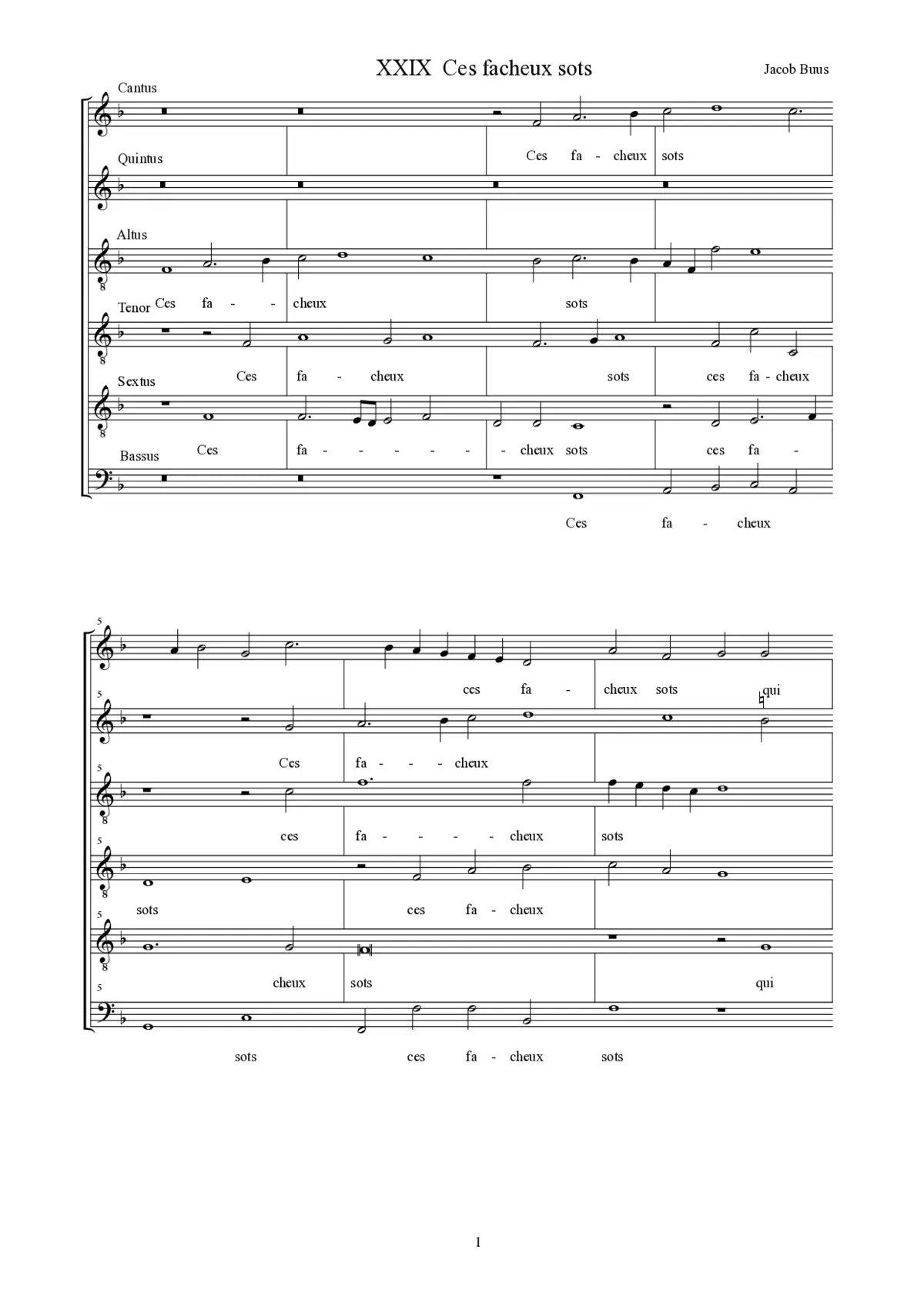 Ces fâcheux sots - Page 1