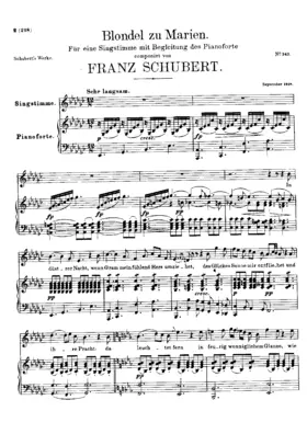 Blondel zu Marien, D.626