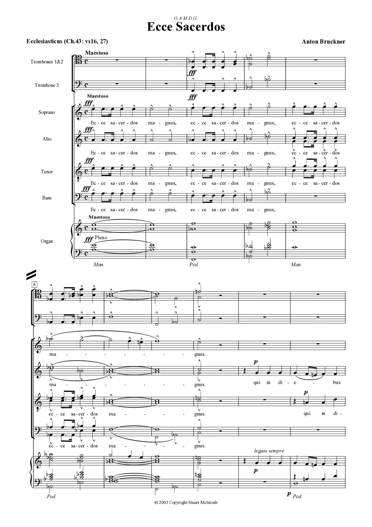Ecce sacerdos - Page 1