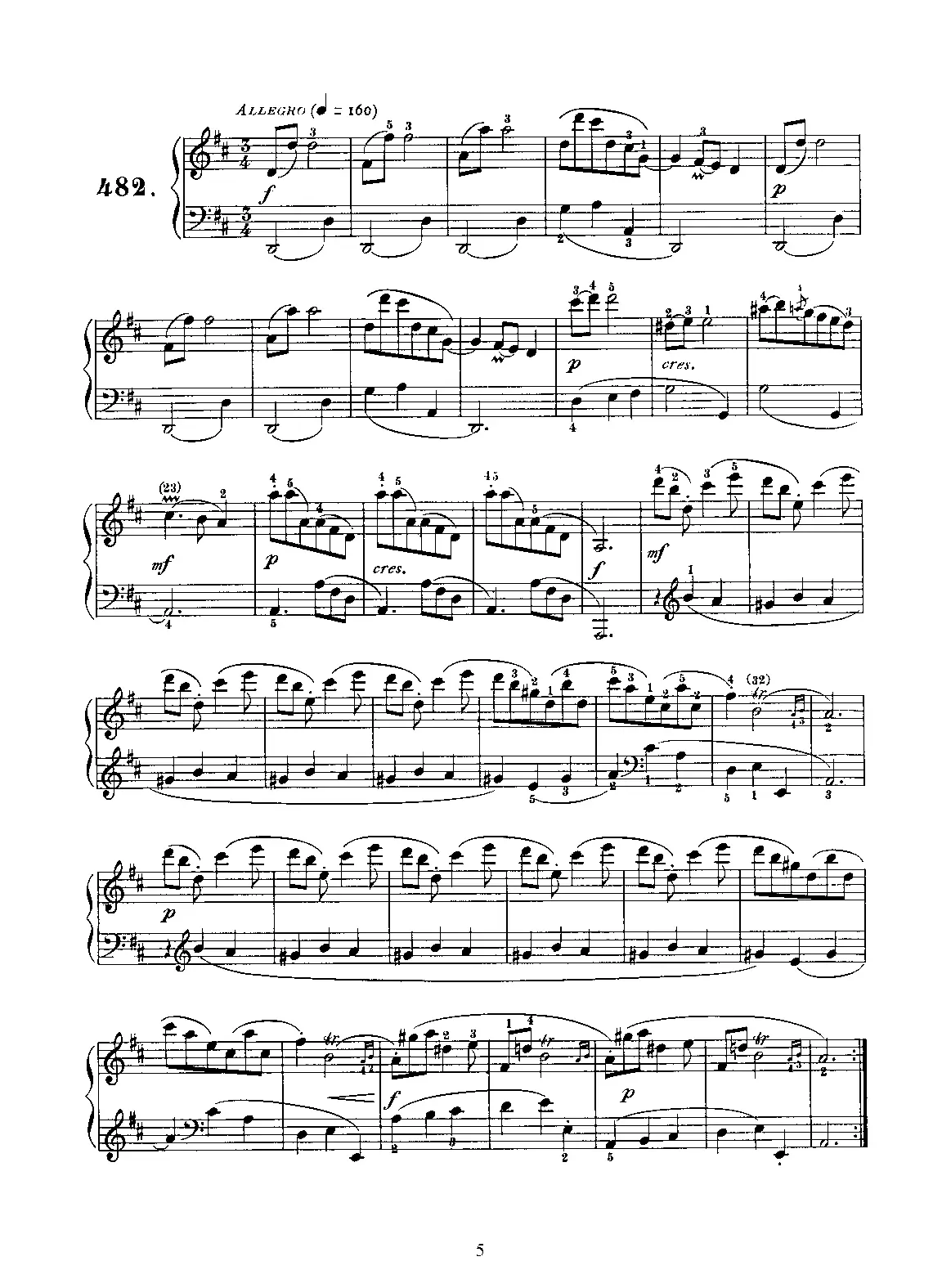 Keyboard Sonata in D major - Page 1