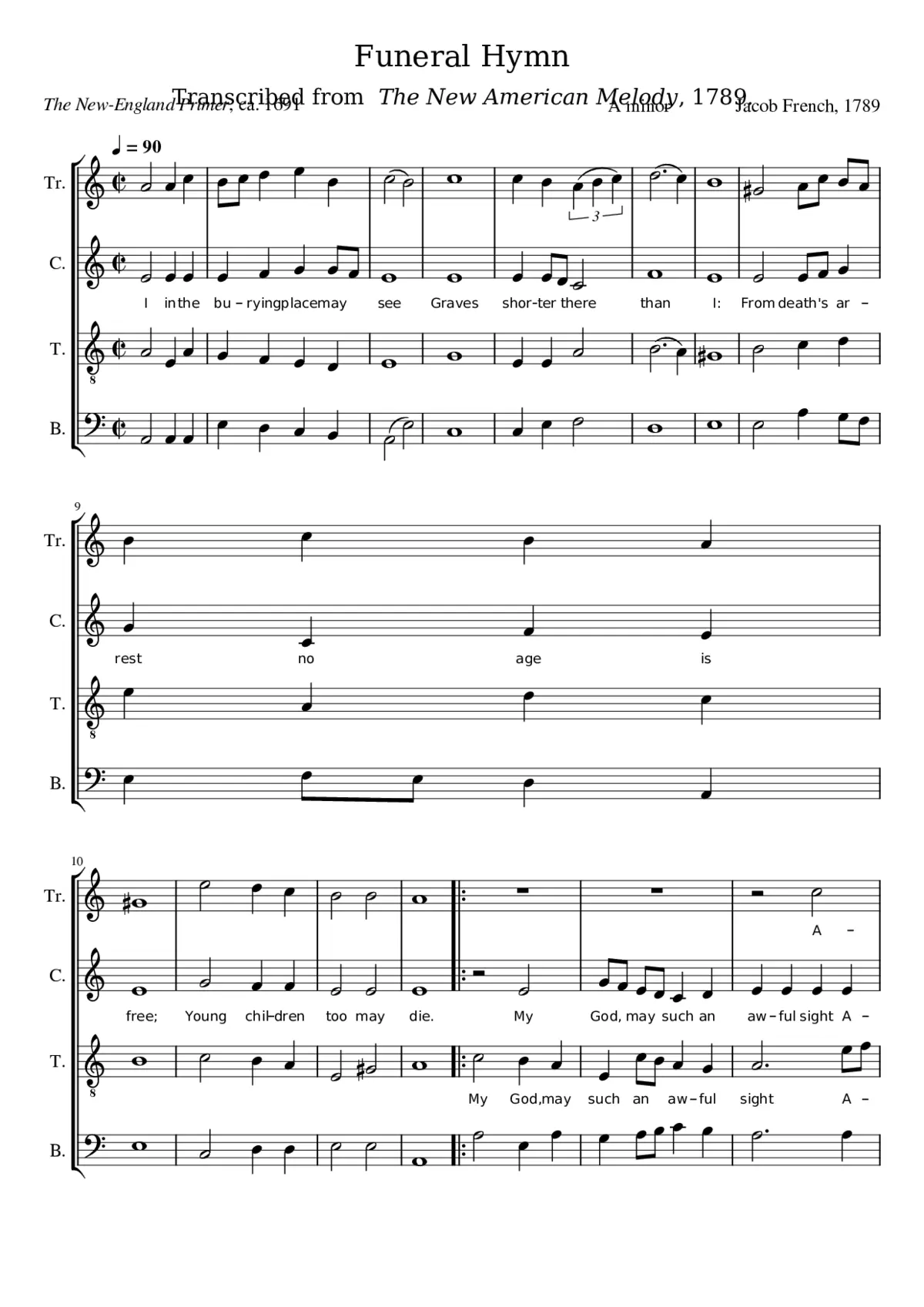 Funeral Hymn - Page 1