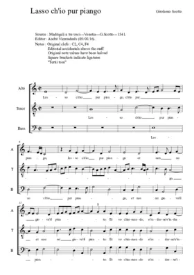 Lasso ch'io pur piango