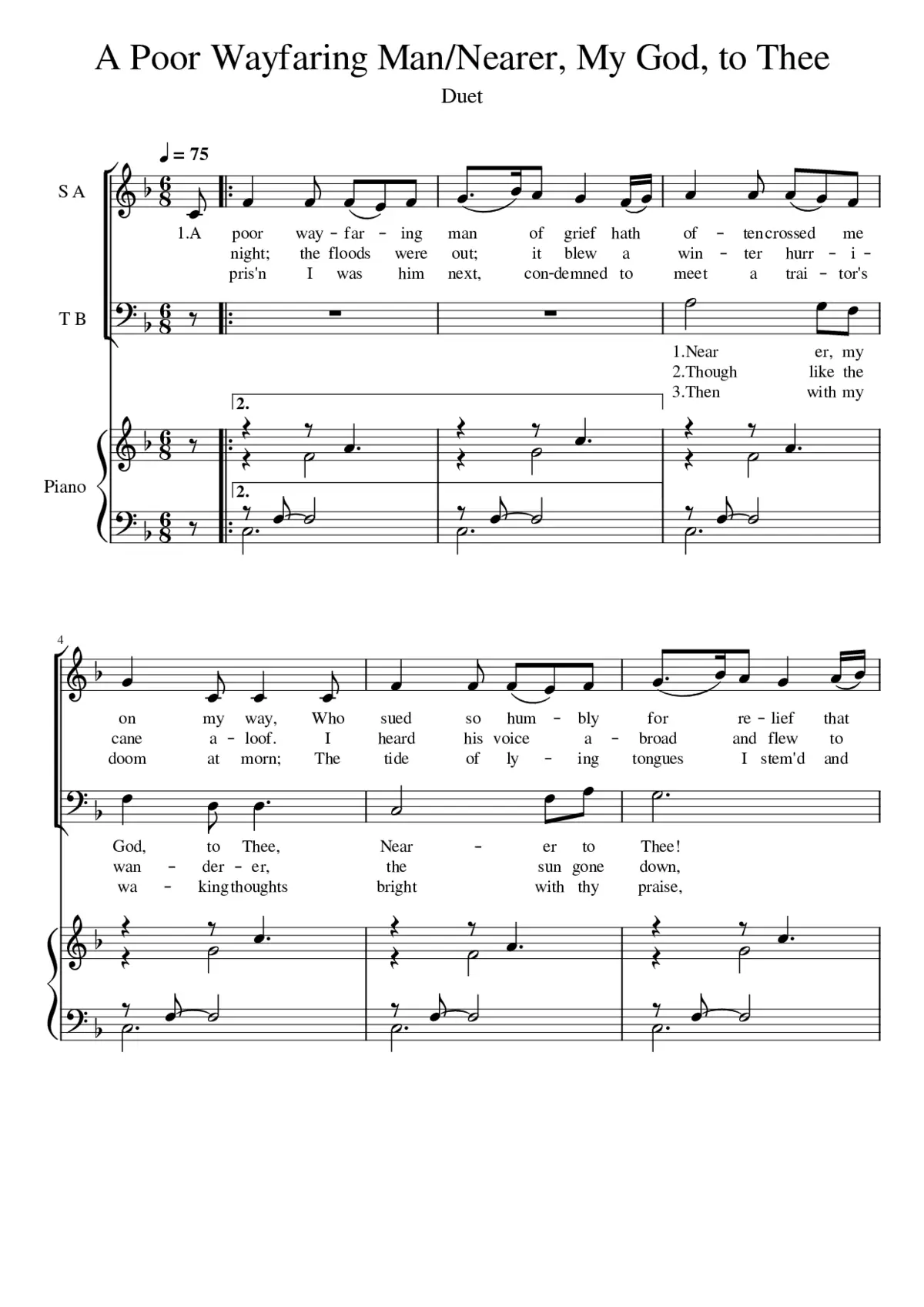 Nearer My God to Thee! - Page 1