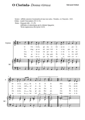 O Clorinda - Donna ritrosa