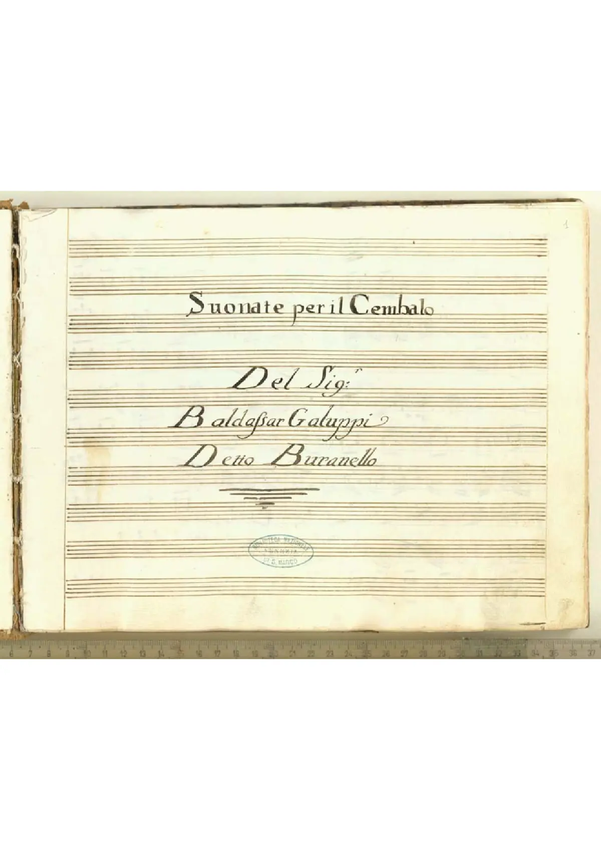 3 Harpsichord Sonatas and 1 Andante - Page 1