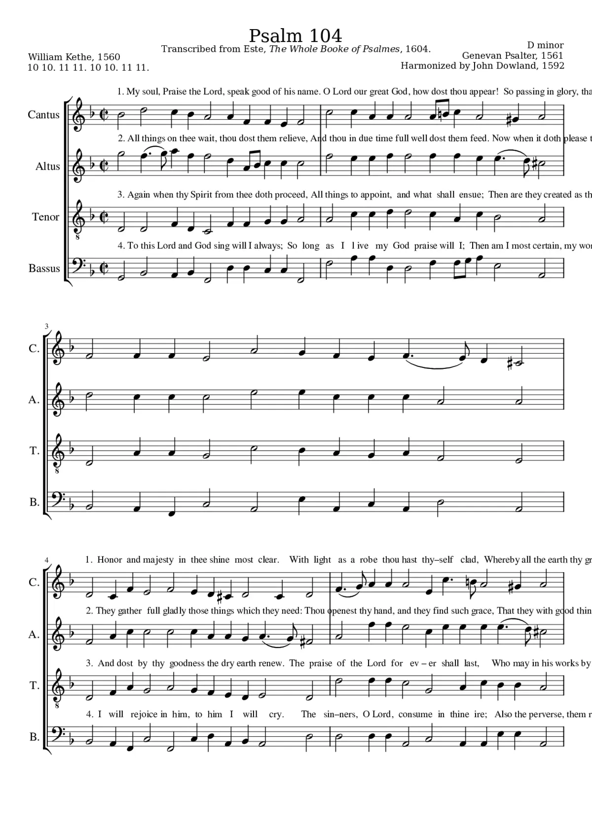 My soul praise the Lord speak good of his name - Page 1