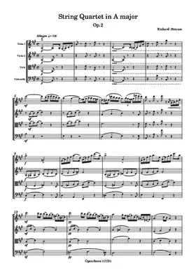 String Quartet in A major, Op.2